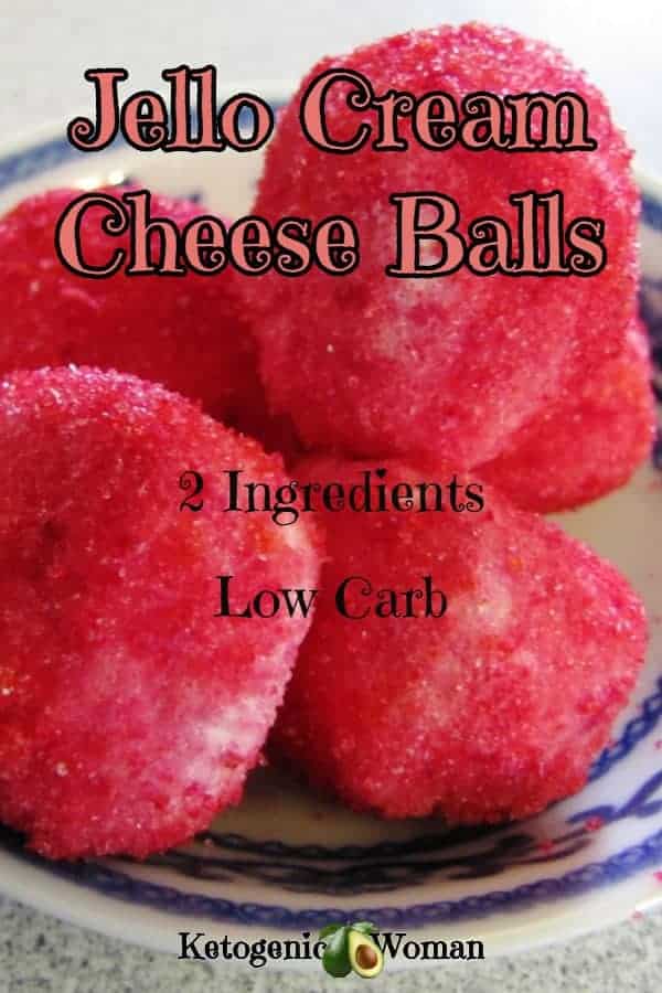 Low Carb Jello Cream Cheese Fat Bombs. Easy no bake recipe with 2 ingredients! Keto dessert snack that tastes like cheesecake!