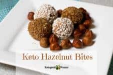 Keto Hazelnut Cheesecake Bites