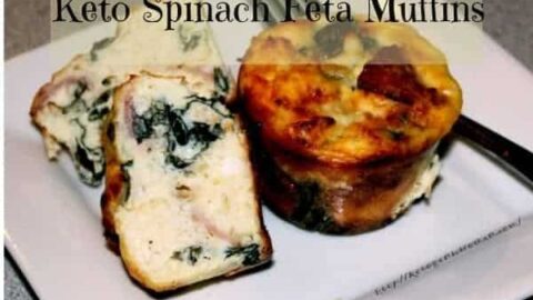 Keto Spinach Feta Egg Muffins