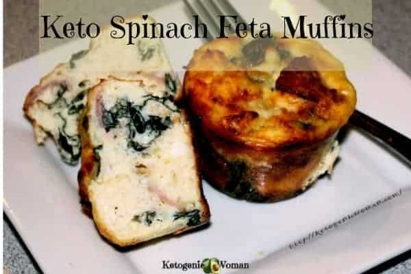 Easy Keto Spinach Feta Egg Muffins