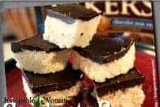 Keto Chocolate Coconut No Bake Bars
