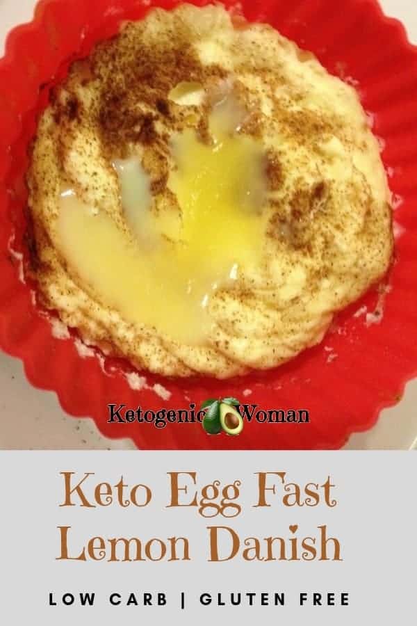 Keto Lemon Filled Danish. Low Carb Egg Breakfast recipe. Egg Fast as well!
