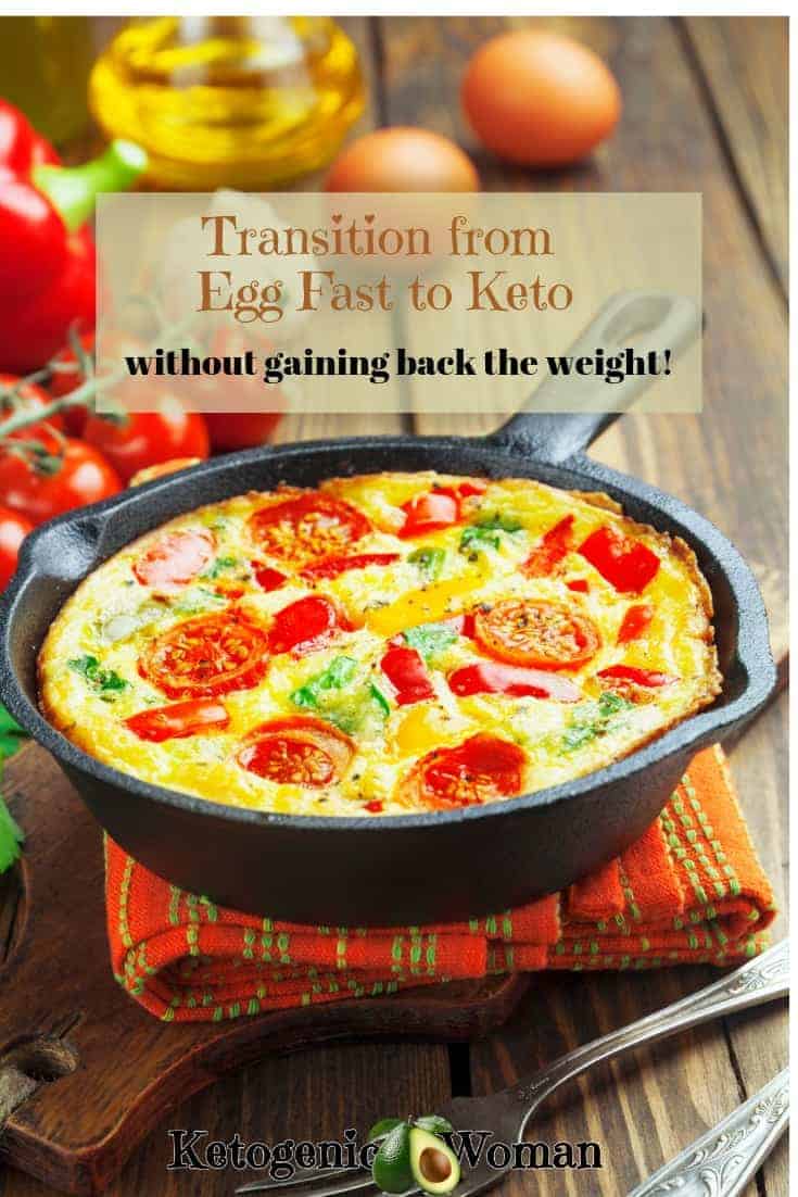 How to Transition from Egg Fast to Keto without gaining back the weight!