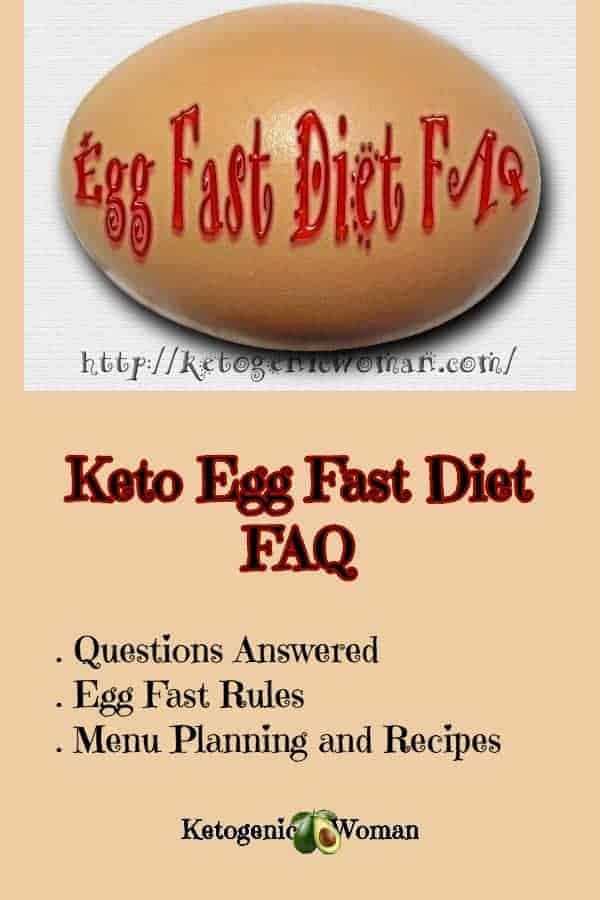 Keto Egg Fast FAQ. All your questions answered plus egg fast menu plans and recipes.