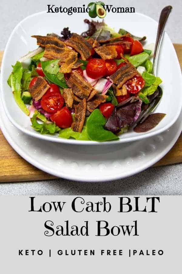 Keto BLT Salad Recipe BLT in a bowl!