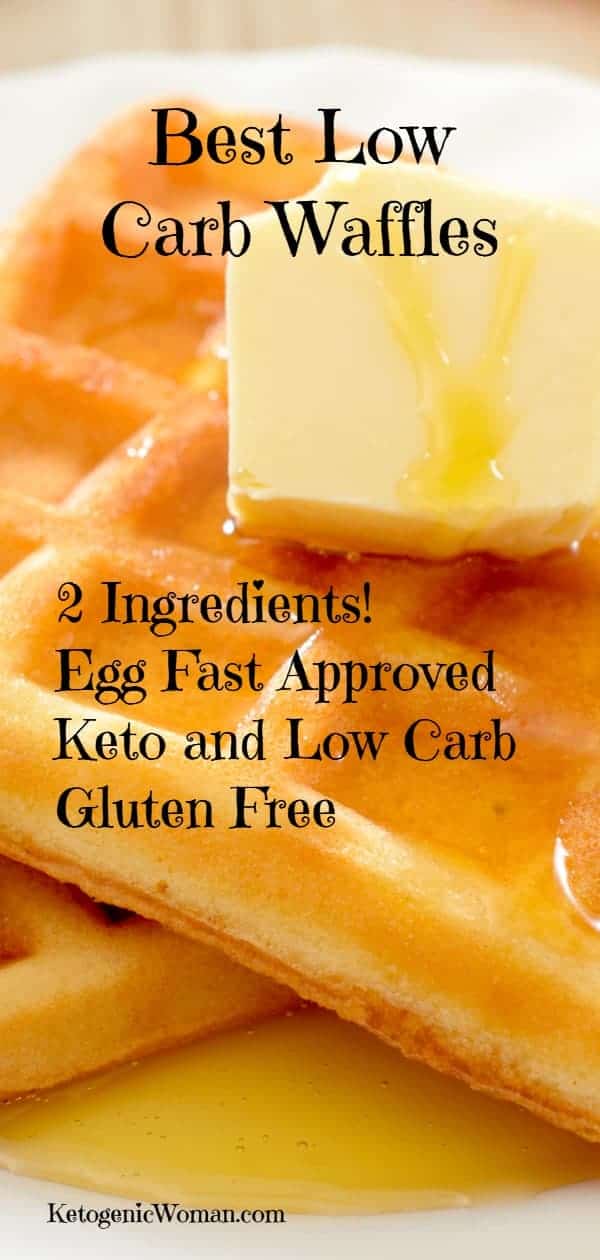 keto egg and cream cheese waffles