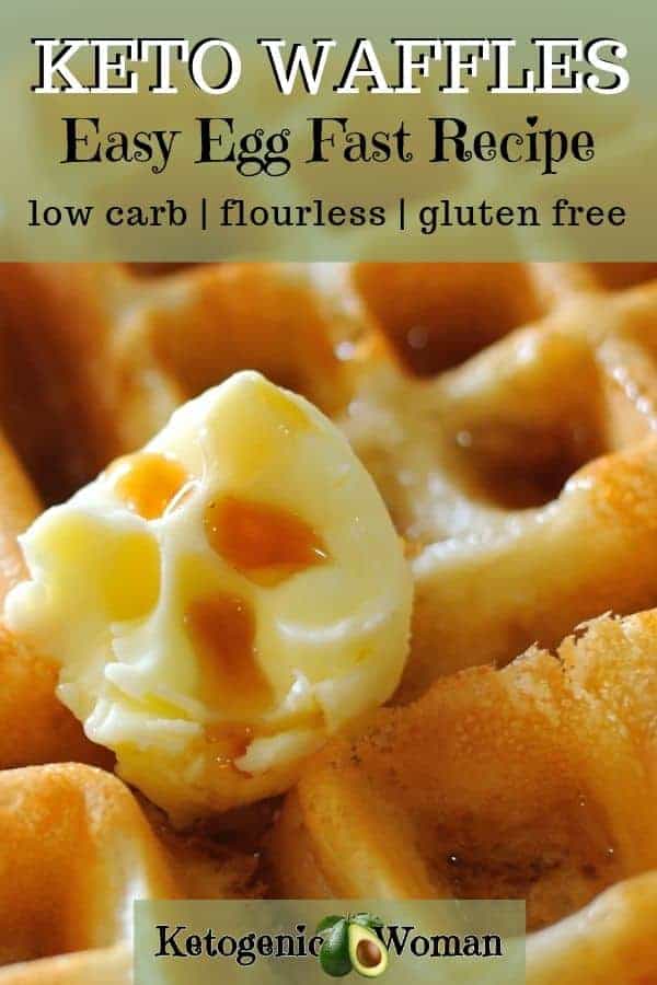 keto egg and cream cheese waffles