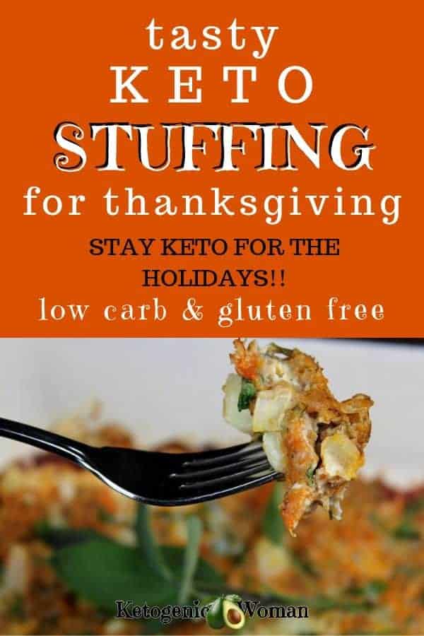Text over fork of stuffing