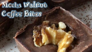 Mocha Walnut Coffee Bites - Chocolate Fat Bomb Recipe