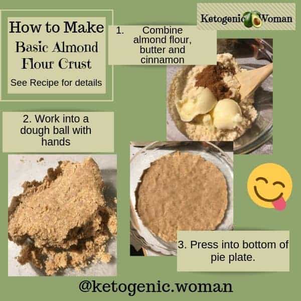 Pie crust for Keto Pumpkin Pie