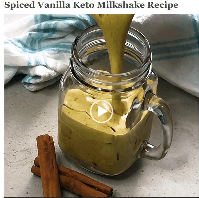 Keto Milkshake Recipe