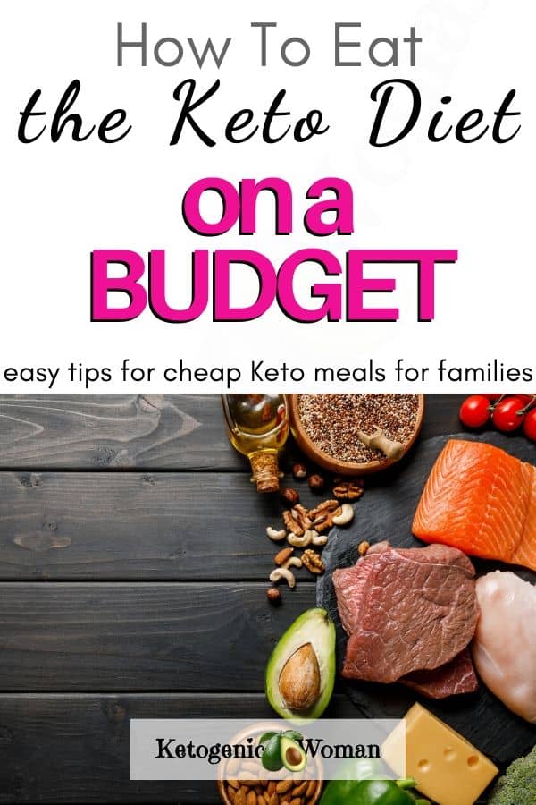 how to eat the keto diet on a budget pinterest pin image (1)