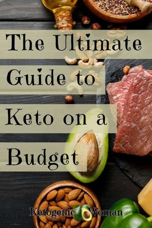 Pinterest Pin for Ultimate guide to keto on a budget