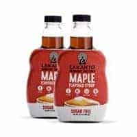 Lakanto Maple Flavored Sugar-Free Syrup, 1 Net Carb (Maple Syrup, 2 Pack, 13 Oz)