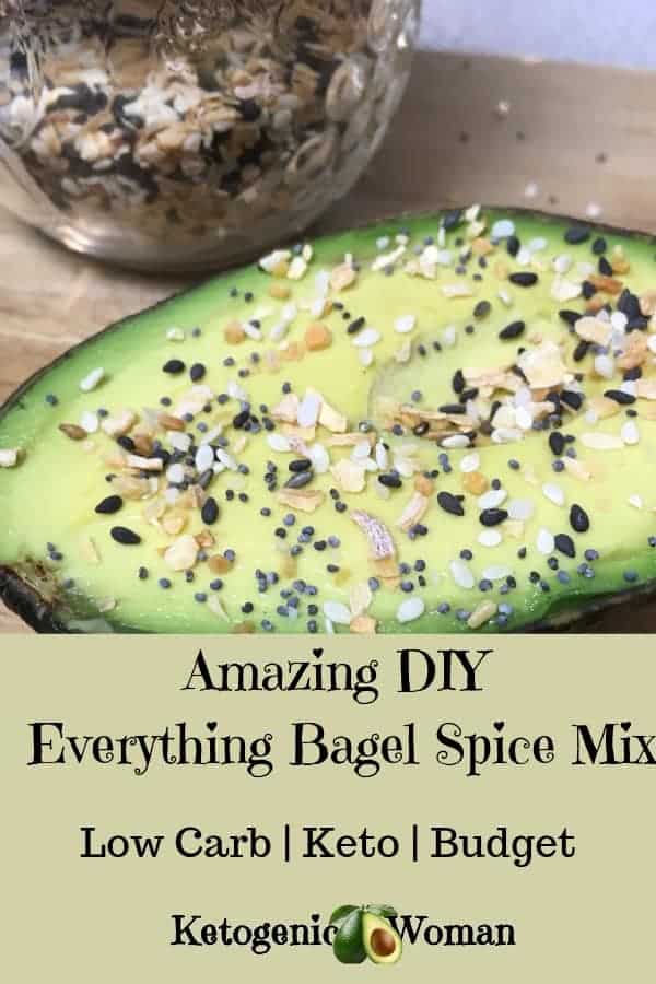 Make your own Everything but the Bagel Spice mix better than Trader Joe's! Use on your favorite keto foods!