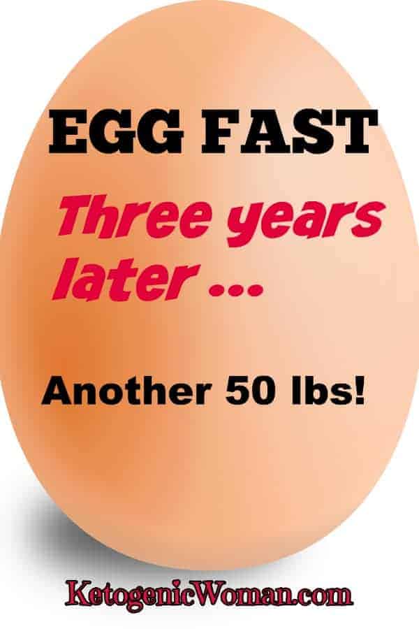 Egg Fast Diet Results 3 years later!