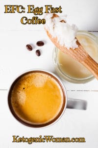 Keto Egg Fast Coffee - So easy and delicious way to start your keto morning!