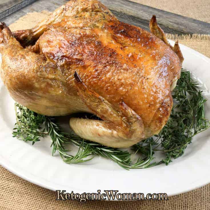 keto whole roasted chicken