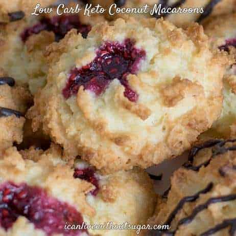 Keto Coconut Macaroons, Low Carb and Sugar Free