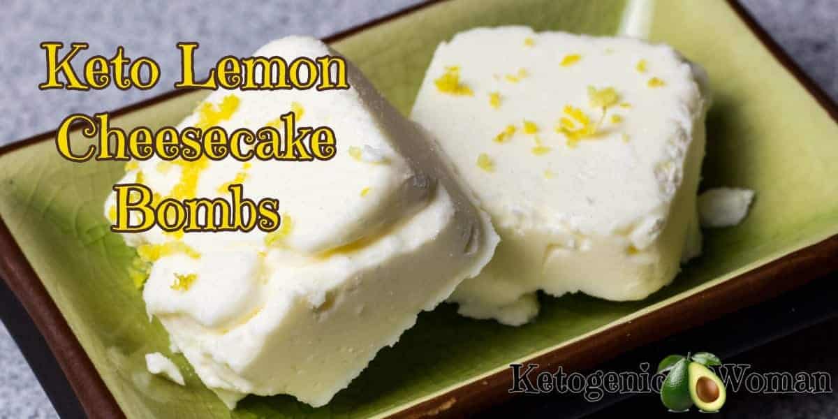 Egg Fast Keto Lemon Cheesecake Fat Bombs