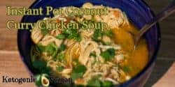Instant Pot Coconut Curry Chicken Soup