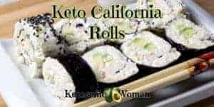 Low Carb Sushi Rolls