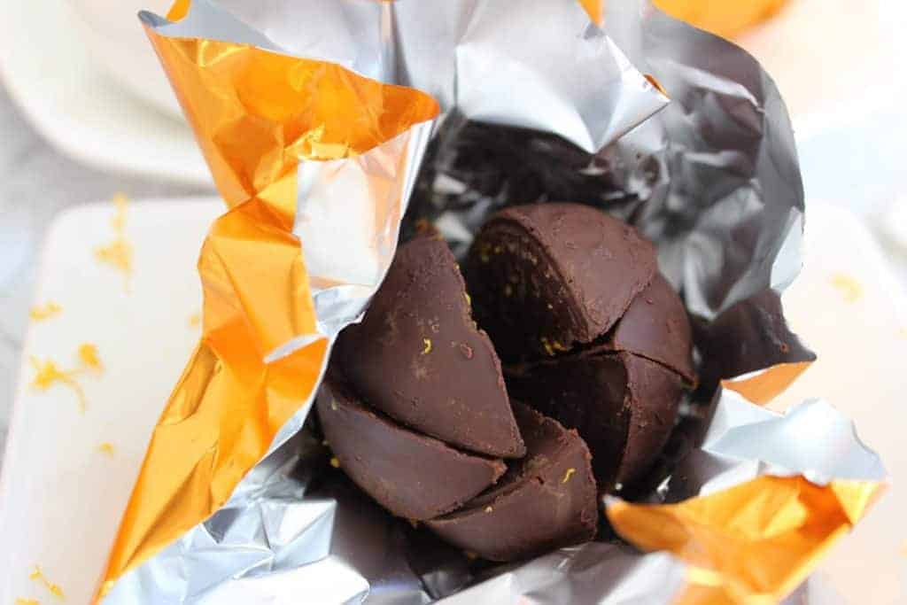 Keto chocolate orange terry balls