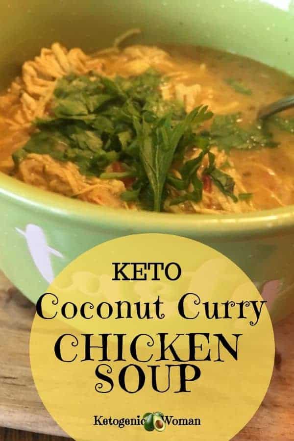 Keto Instant pot Coconut Curry Chicken Soup