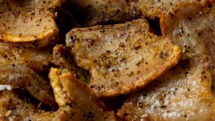 Air Fryer Crispy Pork Belly Strips