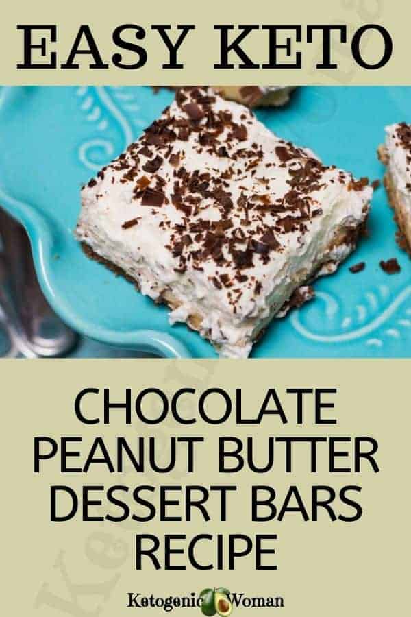Easy Keto Chocolate Peanut Butter Dessert Bars Recipe