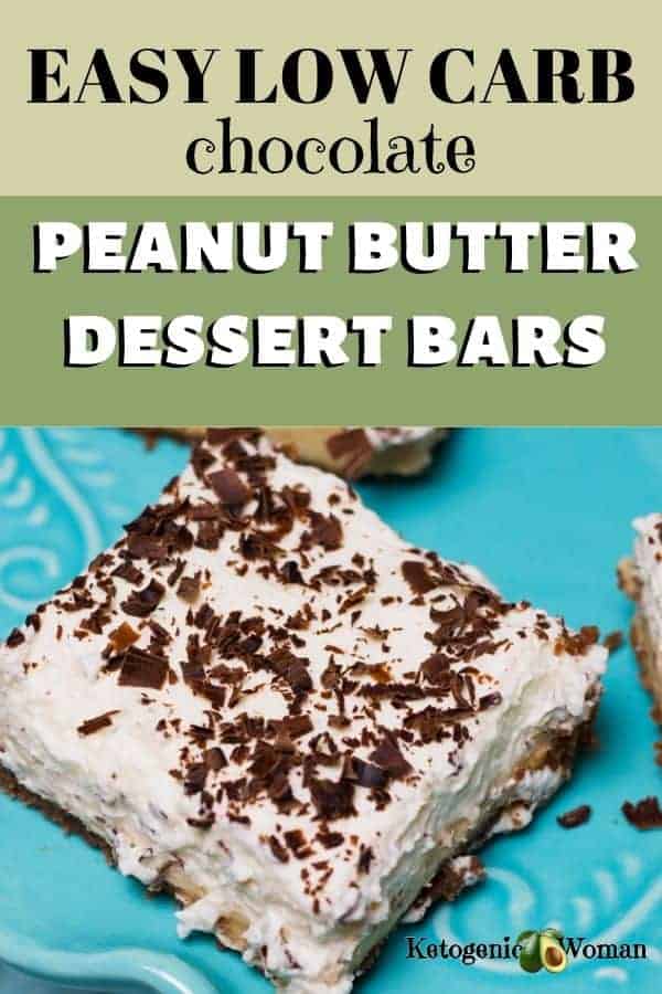 Easy Low Carb Chocolate Peanut Butter Dessert Bars Recipe