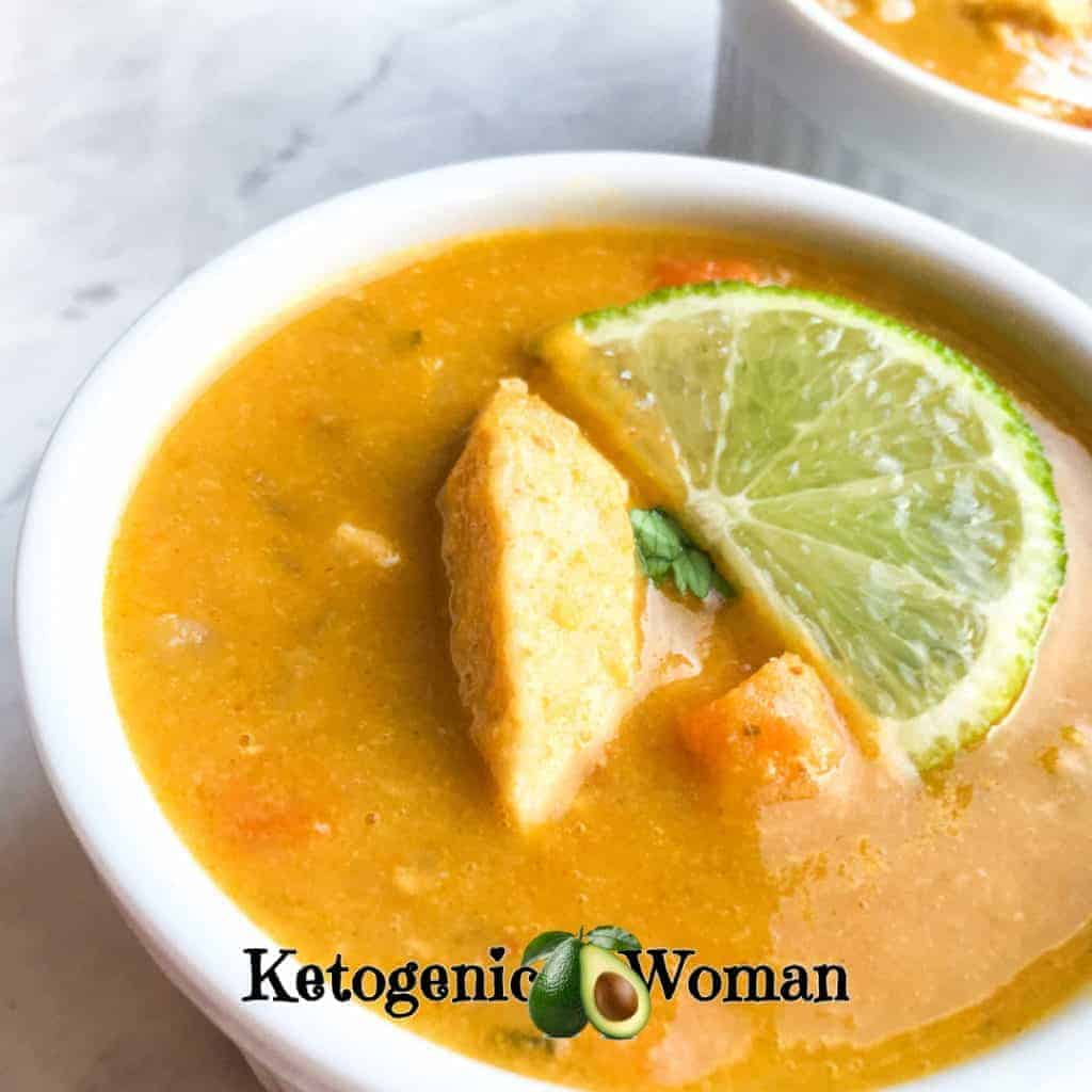 Low Carb Thai Coconut Curry Soup