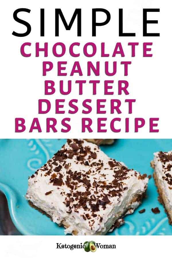 Simple Keto Chocolate Peanut Butter Dessert Bars Recipe