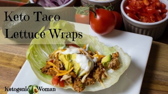 Keto Low Carb Lettuce Wrap Tacos