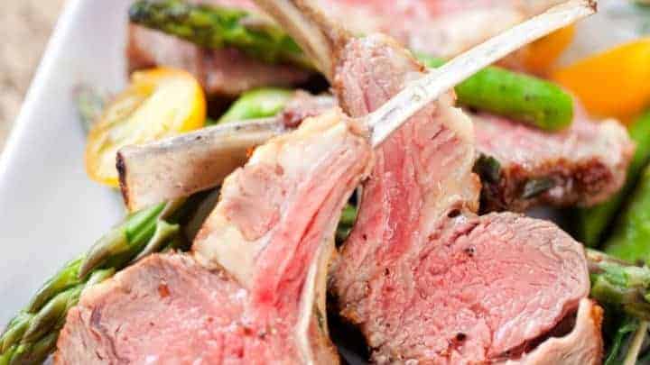 Simple juicy and keto! Rack of Lamb is not just for special occasions.