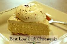 This quick keto low carb lemon cheesecake is one to keep forever! It's low carb, gluten free, sugar free, keto lemon cheesecake goodness makes this one a real keeper. Try it today!