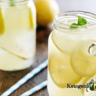 Homemade electrolyte drink for keto flu