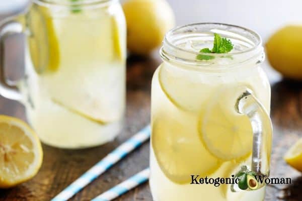 Homemade electrolyte drink for keto flu