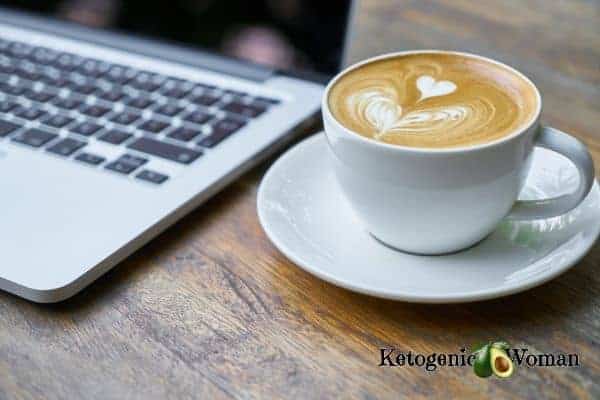 Cup of bullet proof coffee