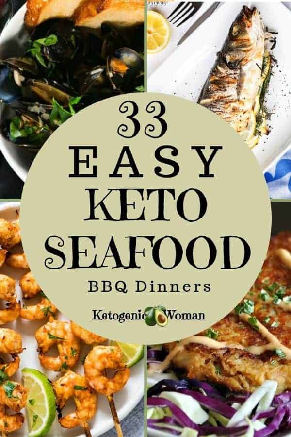 Keto seafood and fish dinners