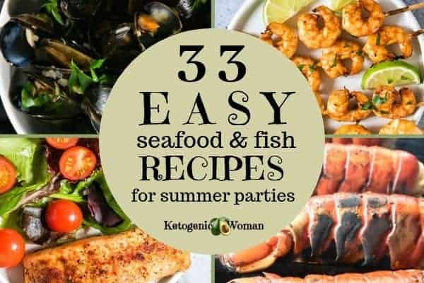 Keto seafood and fish dinners