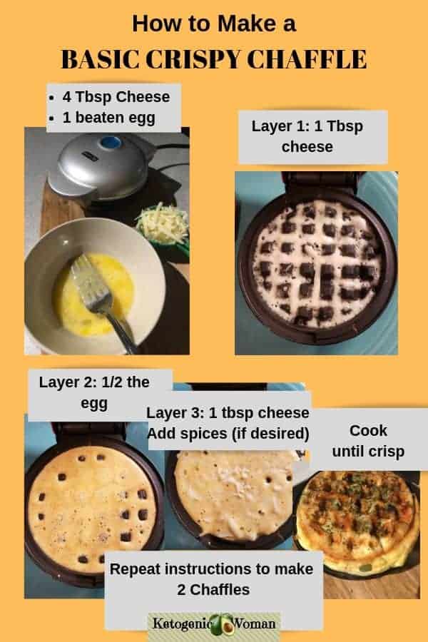 basic keto chaffles instructions