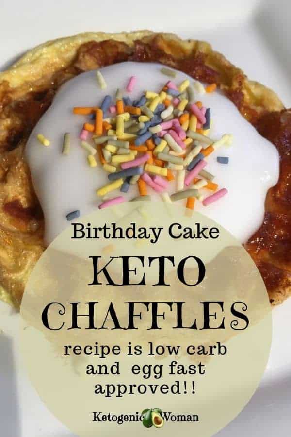 keto egg fast sweet chaffle