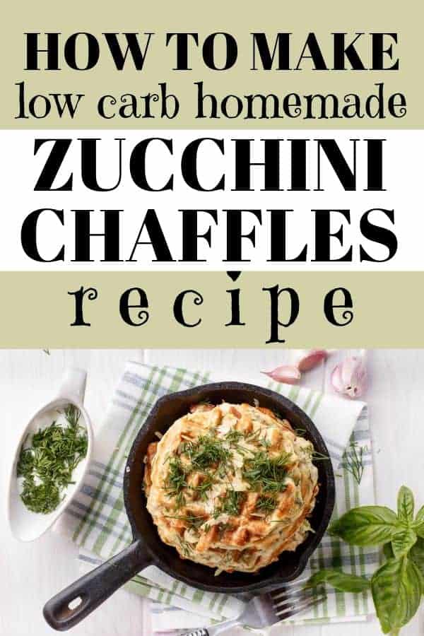 how to make low carb homemade zucchini chaffles recipe
