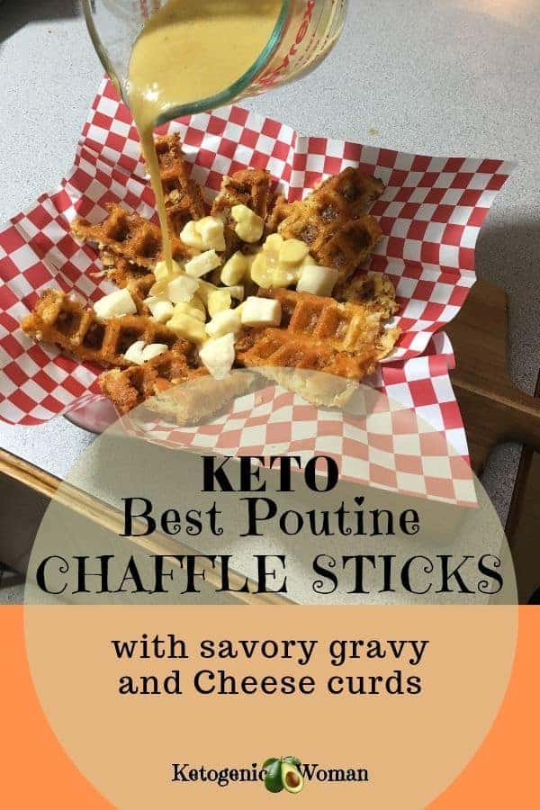 Best Keto Poutine Chaffle Sticks