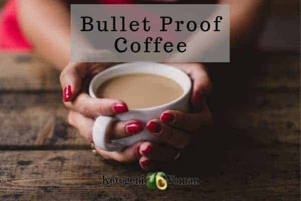 Bullet proof coffee with MCT oil for keto