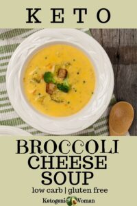 Keto Panera Broccoli Cheese Soup Copy Cat - Ketogenic Woman