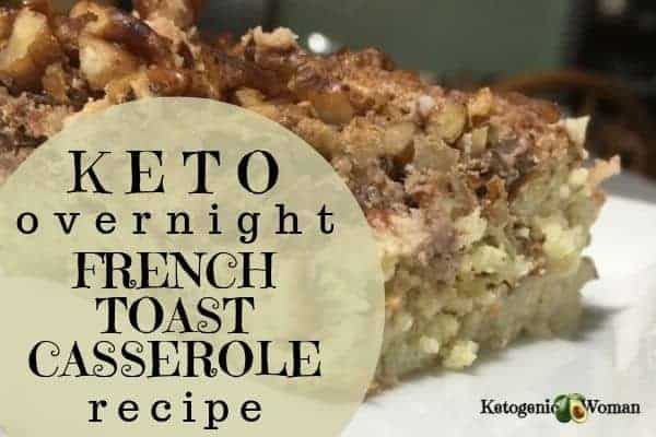 Keto overnight french toast chaffle casserole recipe