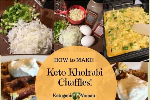 How to make keto kholrabi chaffle