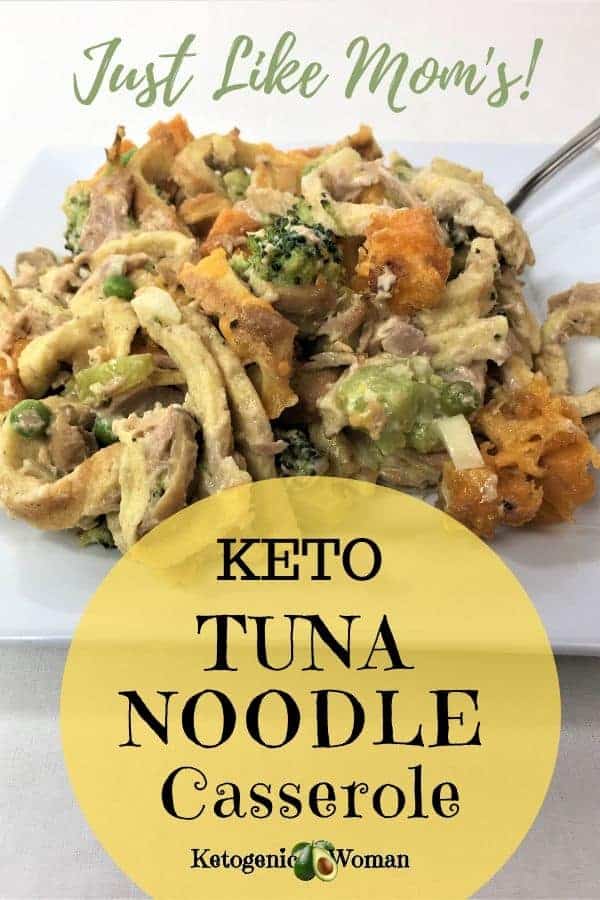 Mom's Keto Tuna Noodle Casserole